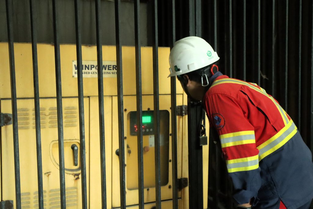 Pemeriksaan_Uji Riksa Generator Setl pada Braga Citywalk