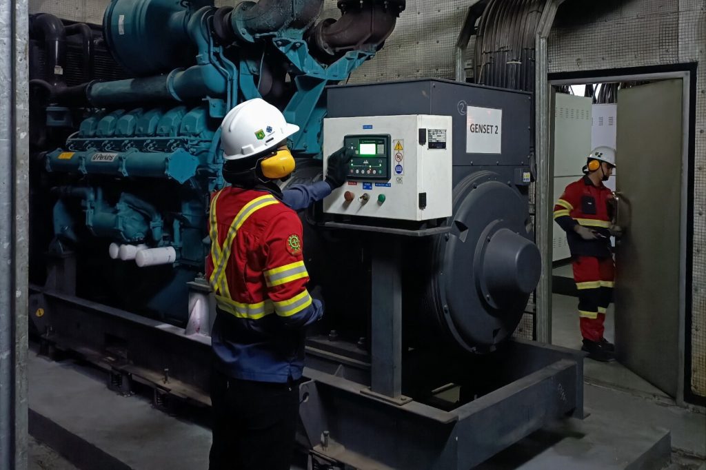 Pemeriksaan_Uji Riksa Genset pada PT Combiphar