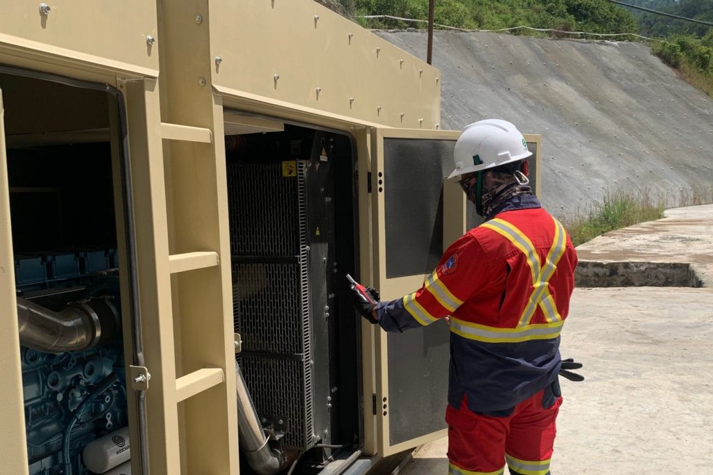 Pemeriksaan_Uji Riksa Generator Set pada PT CGGC