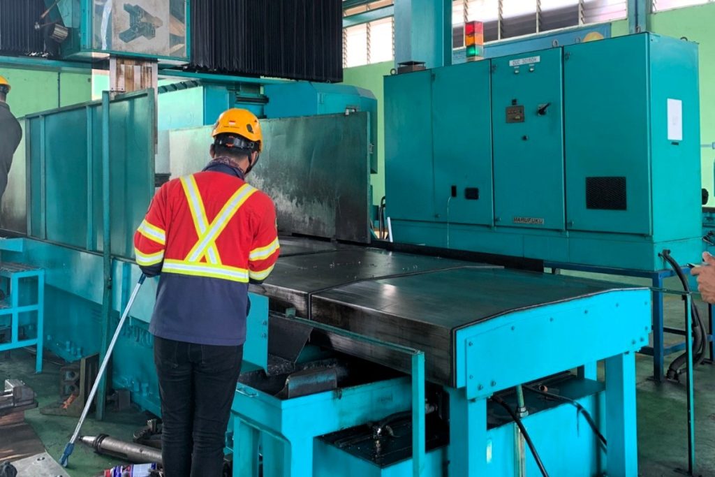 Pemeriksaan_Uji Riksa CNC pada PLN Pusharlis